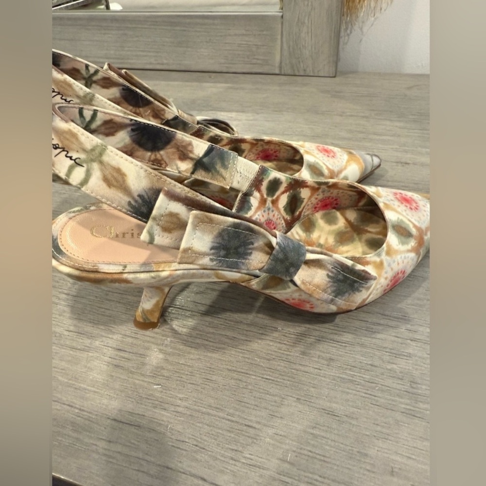 Christian Dior Kaleidoscope Tie Dye Kitten Heels - Picture 3 of 6